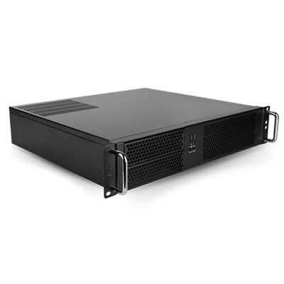 Quiet Rackmount Computer (3.8-4.6GHz AMD Ryzen 7 5700G CPU, 32GB RAM, 2TB SSD, W11 Pro) - 2U Rack Mount Server or Workstation Desktop PC for Home or Business