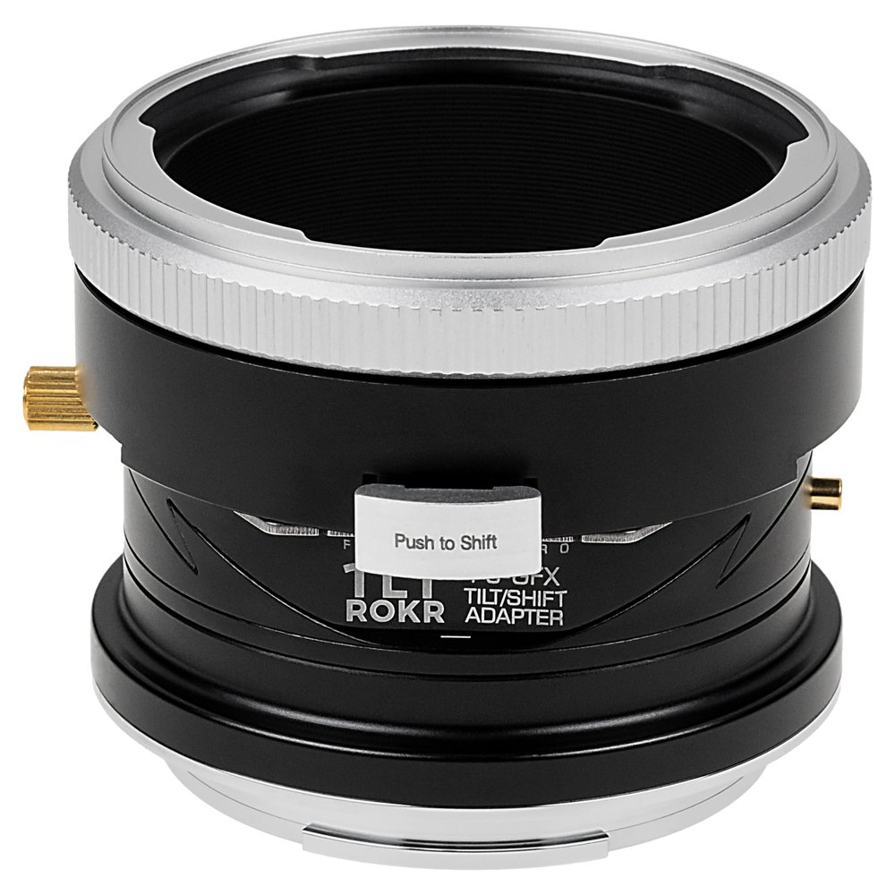 Fotodiox Pro TLT ROKR - Tilt/Shift Lens Mount Adapter Compatible with Pentacon 6 (Kiev 66) Lens to Fuji GFX System (G Mount) Cameras