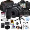 Canon EOS R100 Mirrorless Camera with 18-45mm Lens+ 64GB Memory, Case, Gripster Tripodpod, and More (26pc Bundle) (Renewed) view 1