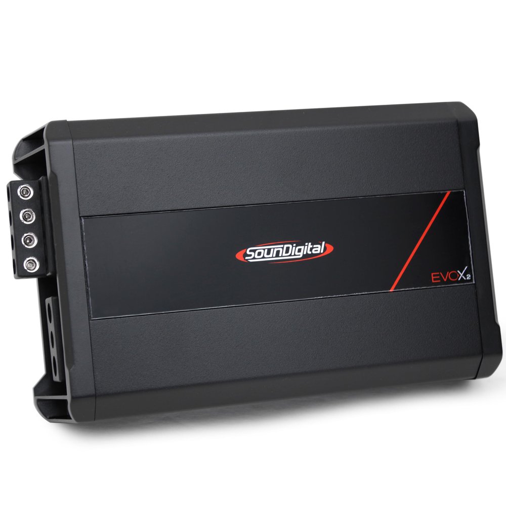 SounDigital EVOX2-2400.4-2 Ohm 4-Channel 2400W RMS Bridged Power Car Amplifier