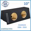 2006-2024 Charger 10" Dual Sealed Sub Box Subwoofer Enclosure Speaker Box Car Audio Subwoofer Box Stereo Equipment Ground Shaker view 2