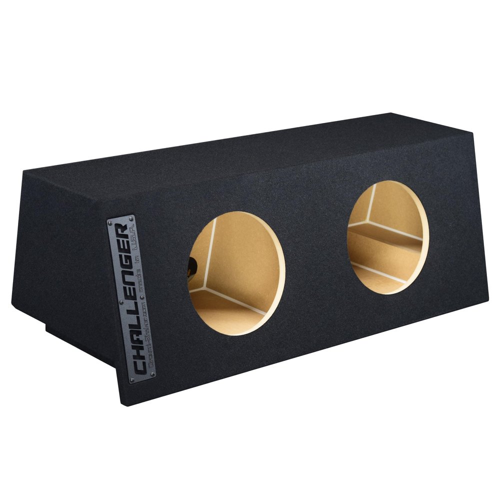 2008-2024 Challenger 10" Dual Sealed Sub Box Subwoofer Enclosure Custom Car Audio Speaker Box