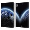 Head Case Designs Officially Licensed Simone Gatterwe The End Planets Leather Wallet Case Compatible with Apple iPad Pro 11 M4/M5 2024/2025 view 1