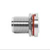 BJDZ 50Ohm Triaxial TNC Female Bulkhead to MCX Type Female Adapter. view 2