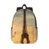 SDFHU Eiffel Tower Paris Autumn Print Backpack Versatile Adults Bagpack - Waterproof Laptop Backpack Cute Lightweight view 1
