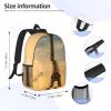 SDFHU Eiffel Tower Paris Autumn Print Backpack Versatile Adults Bagpack - Waterproof Laptop Backpack Cute Lightweight view 4
