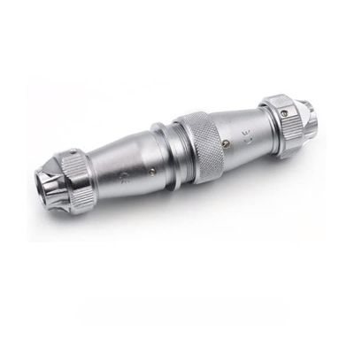 Elecbee WF24 TE+ZE Docking Straight Circular Connector Male Plug and Female Socket Connector, 2 Pin