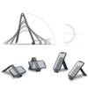 EliteBloom Laptop Stand Folding Portable Laptop Stand Aluminum Alloy Desktop Computer Metal Cooling Universal Storage Small Bracket Durable,Silver view 3