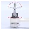 LHXEQJAM HD80 Adjustable Mini Projector Stand Ceiling Wall Mount Bracket Aluminum Swivel view 3