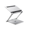 Laptop Stand Suspended Heat Dissipation Portable Elevated Rack Desktop Folding Portable Convenient Storage Support Aluminum Alloy Durable,Silver view 1