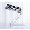 Laptop Stand Suspended Heat Dissipation Portable Elevated Rack Desktop Folding Portable Convenient Storage Support Aluminum Alloy Durable,Silver view 3