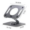 EliteBloom Laptop Bracket Bracket Aluminum Alloy Heightened Desktop Suspended Cooling Base Durable,Silver view 2
