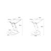 Rotatable Laptop Bracket Bracket Suspended Elevated Portable Support Shelf Aluminum Alloy Office Desktop Durable,A view 2