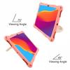 YEMENGHUA Heavy Duty Protection Kids Case Compatible with Samsung Galaxy Tab S6 10.5 2019 SM-T860/T865,Soft Silicone Lightweight Case,with Hand Strap Shoulder Belt Rotatable Stand Cover(Rose Pink) view 2