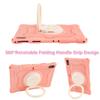 YEMENGHUA Heavy Duty Protection Kids Case Compatible with Samsung Galaxy Tab S6 10.5 2019 SM-T860/T865,Soft Silicone Lightweight Case,with Hand Strap Shoulder Belt Rotatable Stand Cover(Rose Pink) view 3
