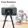 HOHXFYP Magnetic Neck Mount for Phones, 360 Degree Rotation Neck Phone Holder, Universal Aluminum Alloy Flexible Lazy Chest Stand Strap Video Recording for No Hands Viewing view 3