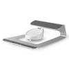 EliteBloom Aluminum Alloy Computer Stand All Laptop Desktop Protection Cervical Radiator Durable,Silver view 1