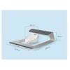 EliteBloom Aluminum Alloy Computer Stand All Laptop Desktop Protection Cervical Radiator Durable,Silver view 2