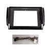 Sound-way - Single DIN Car Radio Frame Installatio 2 Din 10.1 Inch Car Radio Fascia Stereo Panel Dashboard Installation Trim Kit Frame Bezel/Fit for Nissan Sentra Sylphy 2012-2019 Car Front Side Air view 1