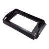 Sound-way - Single DIN Car Radio Frame Installatio 2 Din 10.1 Inch Car Radio Fascia Stereo Panel Dashboard Installation Trim Kit Frame Bezel/Fit for Nissan Sentra Sylphy 2012-2019 Car Front Side Air view 3