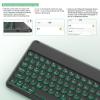 BQDIYOO Keyboard Case for iPad 9th/8th/7th Generation(2021/2020/2019) Detachable Wireless Bluetooth Keyboard Case for 10.2 inch iPad 9/8/7 Cover with Pencil Holder Auto Wake/Sleep, Dark Green view 3