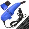 Lamppdcor Desktop Vacuum Keyboard Vacuum Cleaner Portable Mini Desktop Vacuum Long Lasting Handheld Vacuum Cleaner with USB Cord, Nozzle  Brush for Cleaning Laptop Dust, Crumbs view 2