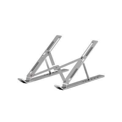 EliteBloom Laptop Bracket Aluminum Alloy Desktop Vertical Office Tablet Bracket Can Be Lifted and Adjusted, Portable and Foldable Durable,Gray
