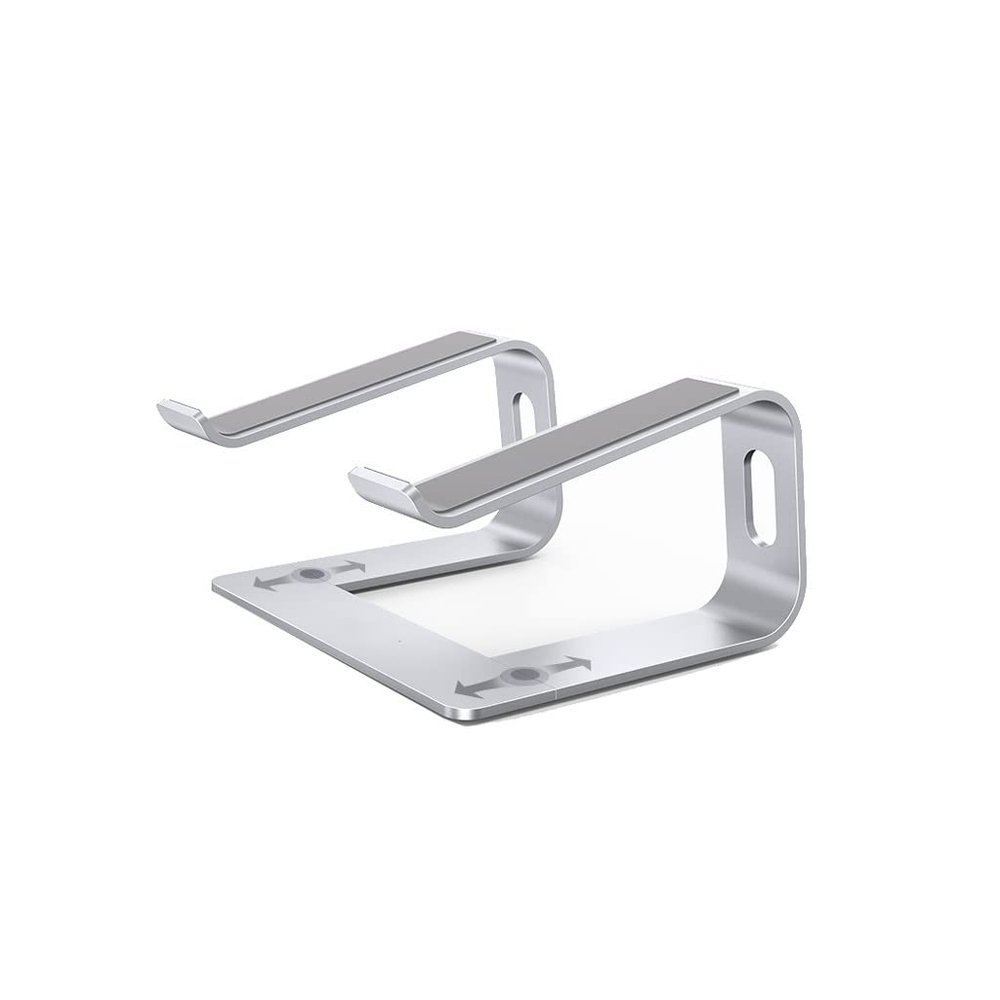 EliteBloom Laptop Bracket Computer Bracket Office Desktop Increase Heat Dissipation Lift Pad Bracket Hanging Portable Base Durable,Silver