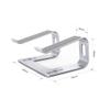 EliteBloom Laptop Bracket Computer Bracket Office Desktop Increase Heat Dissipation Lift Pad Bracket Hanging Portable Base Durable,Silver view 2