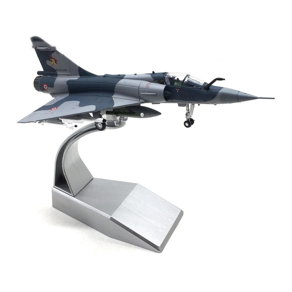 Simulation 1/100 Scale French Dassault Mirage 2000 Aircraft Model Aircraft Display Toys Ornaments