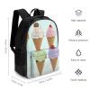 KLWQR Ice Cream Cones Travel Backpack Lightweight Large Capacity Laptop Backpack Casual Daypack for Men Women view 2