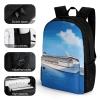 KLWQR Cruise Ship Travel Backpack Lightweight Large Capacity Laptop Backpack Casual Daypack for Men Women view 3