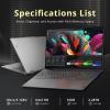 Lenovo Yoga 7i 2-in-1 16" 2K Touchscreen Laptop, Intel Ultra 5 125U, 16GB LPDDR5X, 2.28TB Storage(2TB SSD +288GB Docking Station Set), Backlit Keyboard, Fingerprint Reader, WiFi 6E, Win 11 Pro, Grey view 3