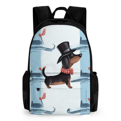 KLWQR Parisian Dachshund Travel Backpack Lightweight Large Capacity Laptop Backpack Casual Daypack for Men Women