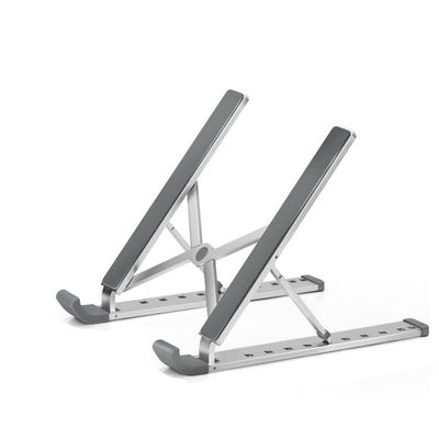 EliteBloom Laptop Stand Computer Desktop Heightening Bracket Cervical Vertebra Folding Portable Cooling Rack Lifting Base Durable,Silver