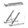 EliteBloom Laptop Stand Computer Desktop Heightening Bracket Cervical Vertebra Folding Portable Cooling Rack Lifting Base Durable,Silver view 2