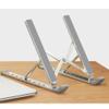 EliteBloom Laptop Stand Computer Desktop Heightening Bracket Cervical Vertebra Folding Portable Cooling Rack Lifting Base Durable,Silver view 4