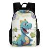KLWQR Cute Dinosaur Travel Backpack Lightweight Large Capacity Laptop Backpack Casual Daypack for Men Women view 1