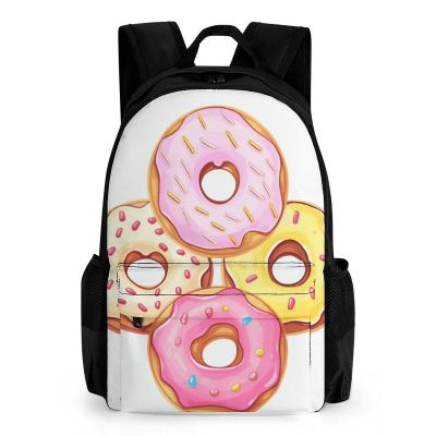 KLWQR Cute Donuts Travel Backpack Lightweight Large Capacity Laptop Backpack Casual Daypack for Men Women