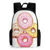 KLWQR Cute Donuts Travel Backpack Lightweight Large Capacity Laptop Backpack Casual Daypack for Men Women view 1