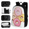 KLWQR Cute Donuts Travel Backpack Lightweight Large Capacity Laptop Backpack Casual Daypack for Men Women view 3