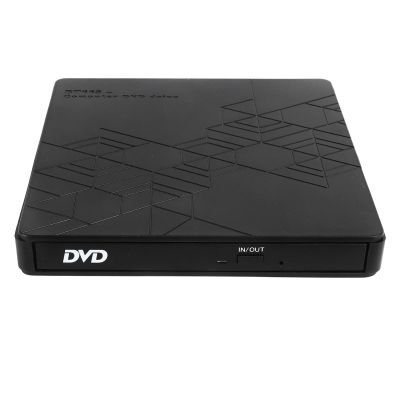External DVD Drive, CD DVD Player Reader Writer Optical Disc Drive, with USB Port, for 2003 7 8.1 10, Linux, OS X Systems