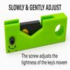 Protective Case for YubiKey 5/5C NFC  Compact & Lightweight Keychain Holder with M3 2.5 mm Screw, Allen Key Not Included (USB-C, Mint) view 3