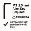 Protective Case for YubiKey 5/5C NFC  Compact & Lightweight Keychain Holder with M3 2.5 mm Screw, Allen Key Not Included (USB-C, Mint) view 4