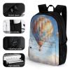 KLWQR Hot Air Balloon Travel Backpack Lightweight Large Capacity Laptop Backpack Casual Daypack for Men Women view 3