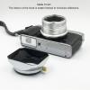 Metal Lens Hood, Camera Lens Hood with Aluminum Alloy Bayonet, 40.5mm Caliber, Interior Matte Finish, Suppresses Ghosting and Glare view 2