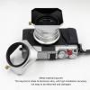 Metal Lens Hood, Camera Lens Hood with Aluminum Alloy Bayonet, 40.5mm Caliber, Interior Matte Finish, Suppresses Ghosting and Glare view 3