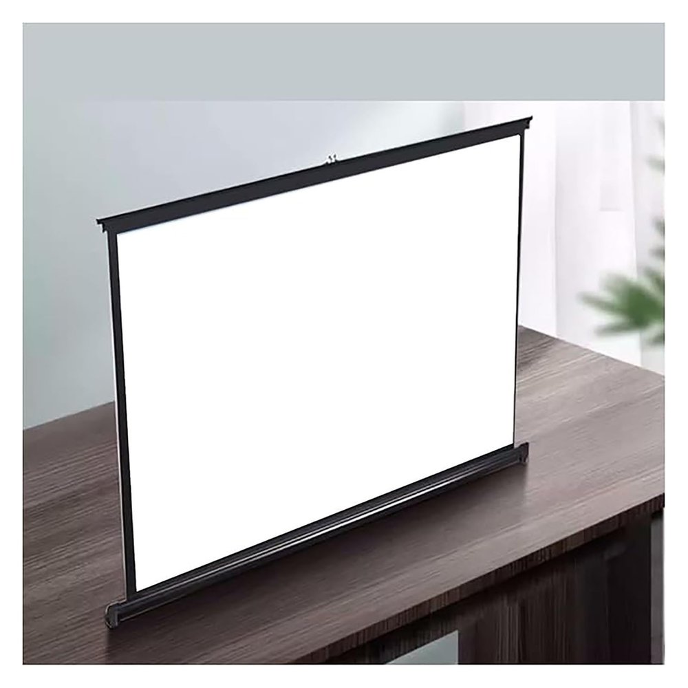 Projection Screen 20 Inch Projector Screen, Office Presentation Tripod Projector Screen, Pull Down Projector Screen with Stand, Portable Movie Projector Screen for Home(High Glass Beads,20inch 4:3)