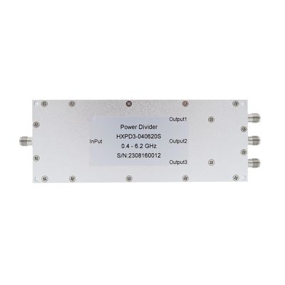 CHUNYE 0.4-6.2GHz 3 Way Power Splitter 3 Way Power Divider Combiner 400-6200MHz