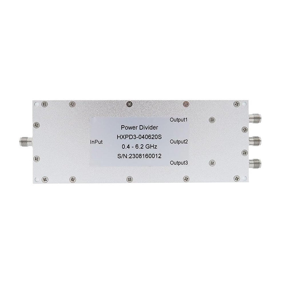 CHUNYE 0.4-6.2GHz 3 Way Power Splitter 3 Way Power Divider Combiner 400-6200MHz